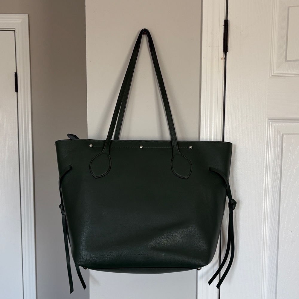 Rebecca Minkoff Dark Green Leather Tote